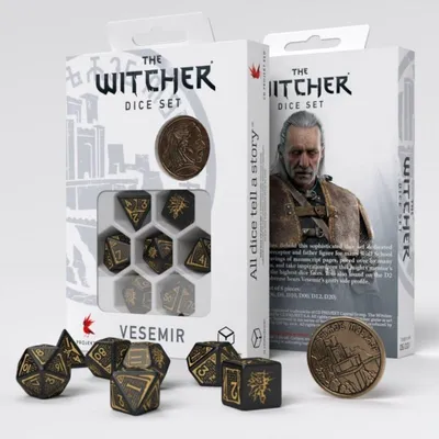 Produktbild von The Witcher Würfelset. Vesemir - Der Schwertmeister