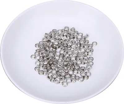 Obrázek produktu pro Kovová sada kulatých děr, 100 sad mosazných oček pro kožené řemeslné práce, DIY scrapbook, boty, opasky, klobouky, tašky, etikety, oblečení, batohy, doplňky, ozdobné tašky,