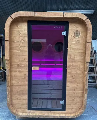 Obrázek produktu pro Venkovní sauna Cube Garden Sauna Cubik Mini 150 x 150 cm
