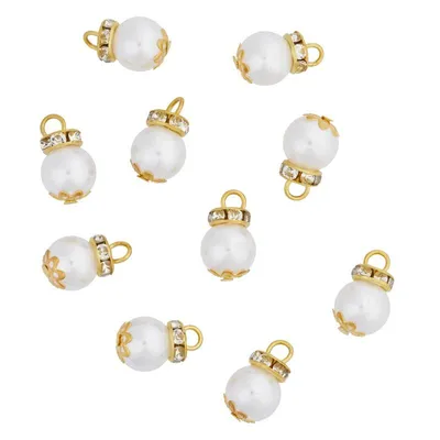 Produktbild von HobbyFun 3481 051, Materialien für Kunst-/Bastelset für Kinder, Gold, Weiß, Junge/Mädchen, Nicht für Kinder unter 36 Monaten geeignet, 10 mm, 10 mm