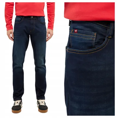 Produktbild von Mustang | Oregon Slim Fit Herrenjeans aus blauem Denim, Größe W30 L30
