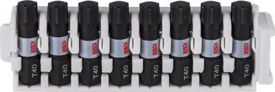 Produktbild von Bosch Schrauberbit-Set Impact Control 8tlg. T40 25 mm - 2608522383