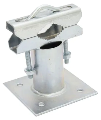 Produktbild von PremiumX Rohrschelle für Wandausleger 2x Zahnschelle Mastaufnahme bis Ø 50mm