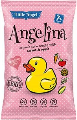 Produktbild von Maischips Karotte und Apfel ANGELINA 7m+