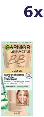 Produktbild von 6x Garnier SkinActive BB 50ml Light Classic Dagcrème