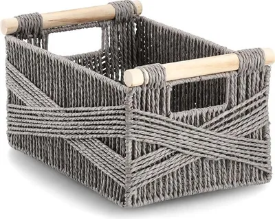 Zdjęcie produktu dla Koszyk do przechowywania z rączkami, 33 x 22 cm