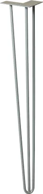 Produktbild von WAGNER Möbelbein HAIRPIN LEG Retro - 12 x 12 x 71 cm, Stahl, vintage, Bein schräg & Anschraubplatte - 12827701