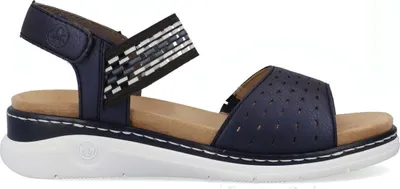 Produktbild von Rieker Damen Klassische Sandalen V9253-14 Farbe: Blau Größe: 39