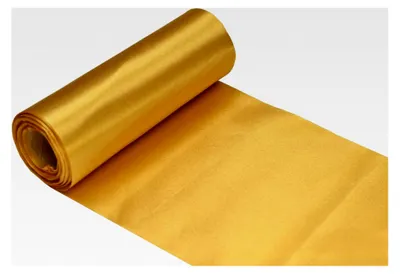 Produktbild von Satinband Rolle 9m 30cm (Gold) // Tischläufer Satinband Stoff Gewebe Tischband Deko