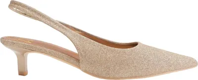 Produktbild von Where´s That From - Damen Schuhe "New", Spitz, Glitzer WM268 (40 EU) (Gold)