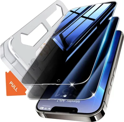 Obrázok produktu pre Tentoki pancierované sklo iPhone 13 Pro Max 14 Plus 6,7'' ochrana obrazovky 25° proti špionáži 9H sklo (2