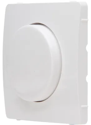 Produktbild von Kopp 333702185, Dimmer, Extern, Drehregler, Weiß, Kunststoff, Thermoplast, IP20
