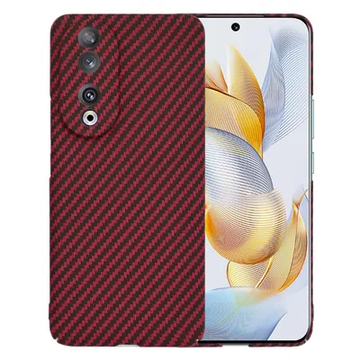 Produktbild von Techsuit Carbonite FiberShell Back Cover Hülle für HONOR 90 - Rot