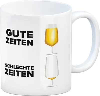 Produktbild von Gute Zeiten - Schlechte Zeiten Bier Kaffeebecher