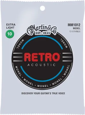 Obrázek produktu pro Martin Retro MM1012 extra light (010-047) – 12strunná
