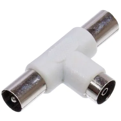 Produktbild von ViVanco™48/10 01TV, Coax, 2x Coax, Weiß