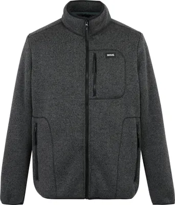 Immagine prodotto di Regatta - Giacca in pile "Barlee" da uomo, cerniera integrale, melange RG12185 (3XL) (nero)