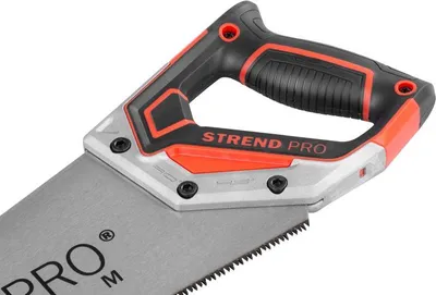 Image de Scie Strend Pro Premium, 380 mm, pour coupes grossieres, pour bois, manche TPR+aluminium