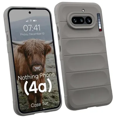 Produktbild von Robuste Handyhülle für Nothing Phone (4a), Bizon Case Tur, Hellgrau