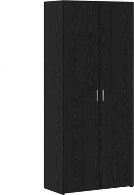 Immagine prodotto di vidaXL Credenza alta 2 pezzi Effetto rovere nero 80 x 42 x 185 cm