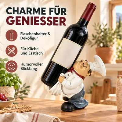 Produktbild von Funny Beruf Flaschenhalter - Koch (ohne Flasche)