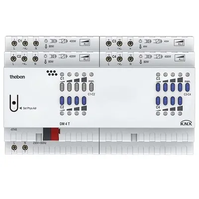 Obrázek produktu pro Stmívací aktor Theben DM 4 T KNX 4940275