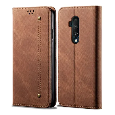 Obrázek produktu pro OnePlus 7T Pro Pouzdro, Kožené Peněženkové Pouzdro s Magnetickým Uzavíráním a Pouzdro s Funkcí Stojánku pro OnePlus 7T Pro Hnědý
