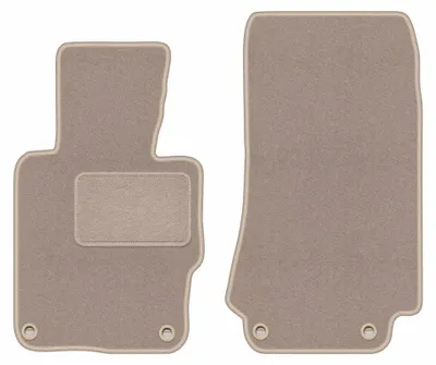Immagine prodotto di Tappetini anteriori in moquette per BMW Z3 E36/7 1997-2002 (cabrio) – 2 pezzi, beige, su misura – Wielganizator LUX