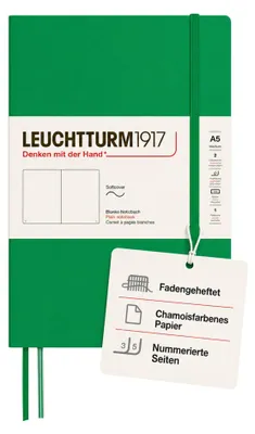 Produktbild von LEUCHTTURM1917 Notizbuch A5, Softcover, blanko, Spring Leaf, 224 g