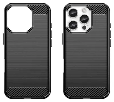 Obrázek produktu pro Silikonové pouzdro Carbon Case Do Iphone 16 Pro Max - Czarne