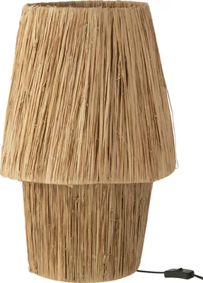 Produktbild von J-Line Lampe Sara Seegras Naturell