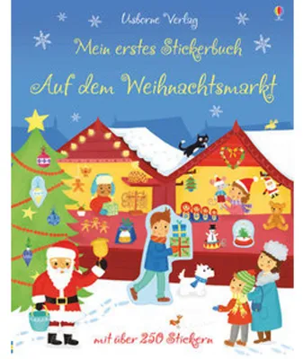 Obrázok produktu pre Mein erstes Stickerbuch: Auf dem Weihnachtsmarkt