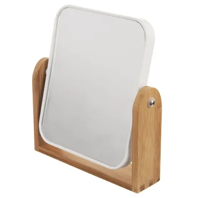 Image de Orion Miroir Miroir sur pied Miroir de maquillage Miroir double WHITNEY 18x20 cm