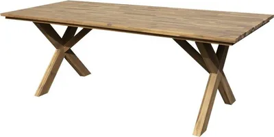 Produktbild von Primaster Gartentisch Manila Holz 220 x 90 x 75 cm