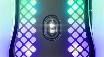 Produktbild von Kabelgebundene Maus Steelseries Aerox 3 optischer Sensor Onyx leistungsstark LED