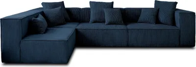 Produktbild von Best Mobilier Colombine, Blau, 4 Sitz(e), Colombine, Samt, Holz, Kunststoff
