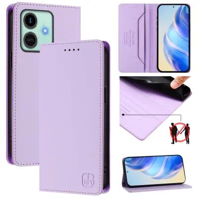 Immagine prodotto di Custodia in pelle per Honor Play10, flip case con slot per carte, portafoglio e supporto Viola
