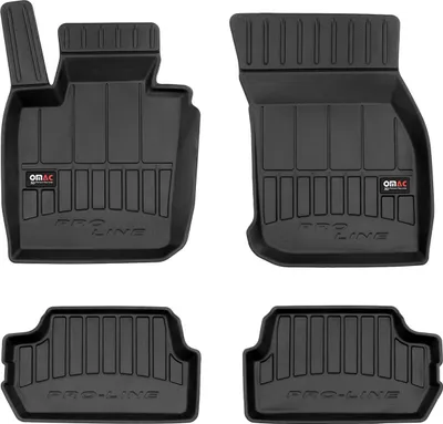 Zdjęcie produktu dla 2014-2024 Mini Cooper F55 F56 F57 dywaniki podłogowe TPE czarne 4 szt