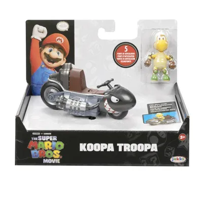 Produktbild von Jakks Pacific Super Mario Bros Film-minifiguren Mit Karts Sortiert 6 cm zufällige Auswahl aus 4 verschienenen Charakteren