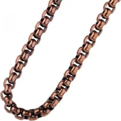 Produktbild von Halskette 45 cm - Edelstahl - Venezianer - bronze