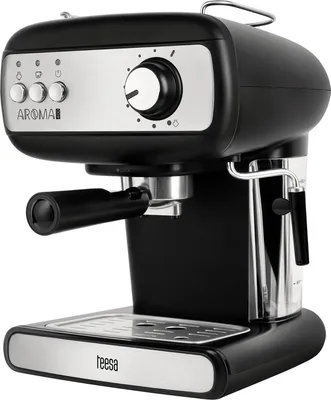 Zdjęcie produktu dla Dźwigniowy ekspres do kawy Teesa TSA4009 AROMA 400, 850 W, 15 bar, 1,2 l, czarno-srebrny