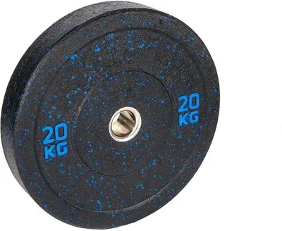 Produktbild von Bumper Plate Hantelscheibe 20 kg für 50 mm Hantelstangen, bodenschonend, geräuscharm