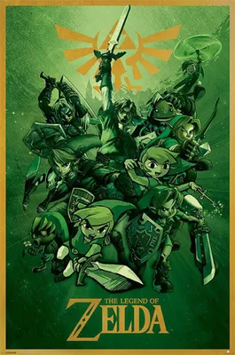 Produktbild von Legend of Zelda, The Poster Link