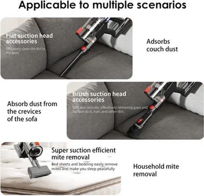 Immagine prodotto di Aspirapolvere senza fili - Potenza 650W - Senza sacco - Filtro HEPA - Per uso domestico