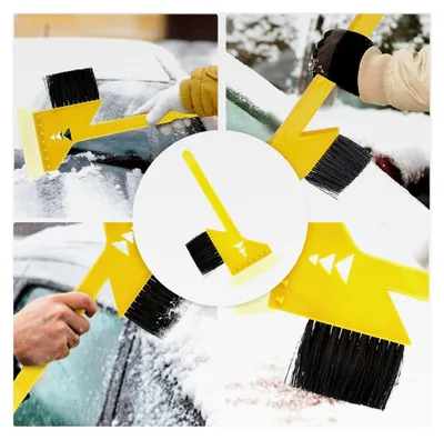 Produktbild von Schneekratzer für Autos, Eiskratzer für Windschutzscheiben, effiziente Schneeräumung, kältebeständig