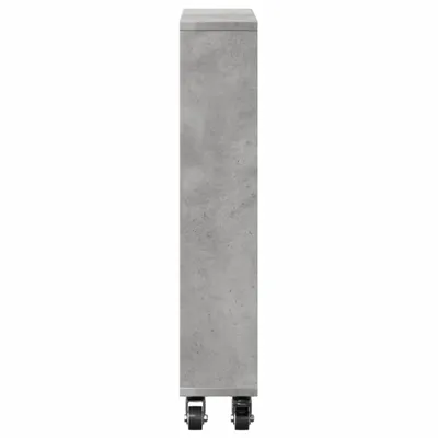 Obrázek produktu pro vidaXL Úložný vozík úzký betonový šedý 48x13x68 cm materiál na bázi dřeva