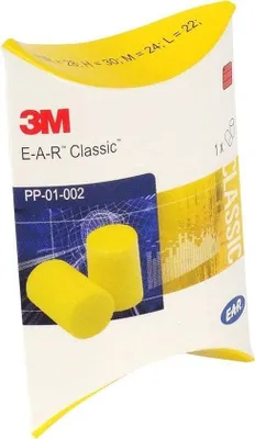Produktbild von Famanu Ohrstöpsel 50 Stück Gelb SNR = 28 dB Hörschutz