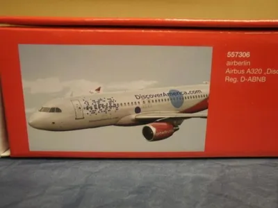 Produktbild von Herpa Wings 1:200 Airbus A 320 Air Berlin Discover USA 557306