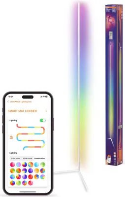Produktbild von Osram Matter over WiFi Stehleuchte – Elegante RGBW Beleuchtung für Ihr Zuhause
