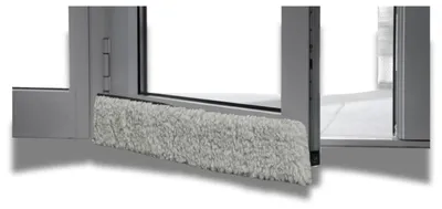 Produktbild von Schurwoll-Zugluftstopper für Türen 100 cm, Grau